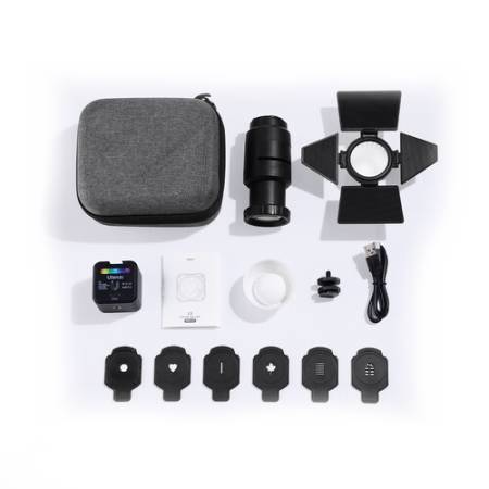 Ulanzi L3 - mini lampa LED, WB, RGB, 2700-7000K, zestaw